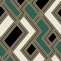 Fabric Geo Green